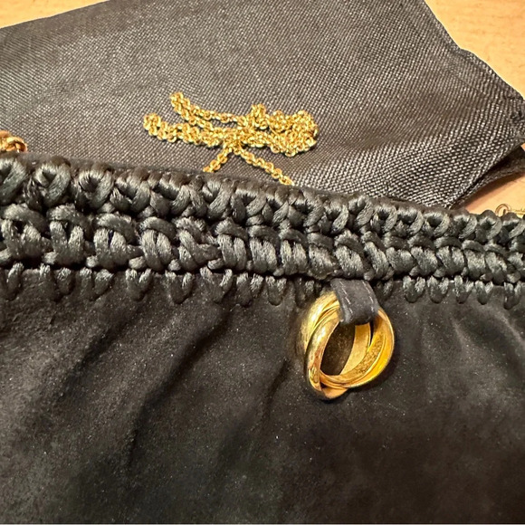 Beautiful Rodo handbag, black suede, excellent condition, with dustbag - Picture 13 of 16